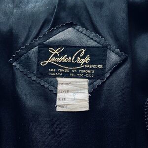 Vintage Leather Craft Toronto bomber jacket